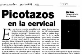 Picotazos en la cervical Picotazos en la cervical