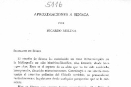 Aproximaciones a Séneca Aproximaciones a Séneca