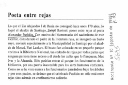 Poeta entre rejas.
