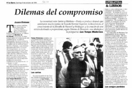 Dilemas del compromiso Dilemas del compromiso