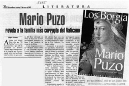 Mario Puzo revela a la familia más corrupta del Vaticano Mario Puzo revela a la familia más corrupta del Vaticano