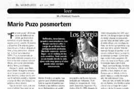 Mario Puzo posmortem Mario Puzo posmortem