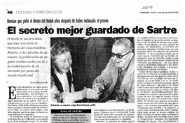 El secreto mejor guardado de Sartre El secreto mejor guardado de Sartre
