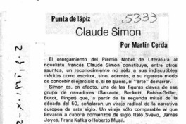 Claude Simon Claude Simon