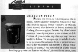 Colección poesía. Colección poesía.