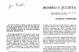 Romeo y Julieta