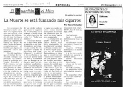 La Muerte se está fumando mis cigarros La Muerte se está fumando mis cigarros