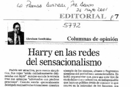 Harry en las redes del sensacionalismo Harry en las redes del sensacionalismo