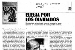 Elegía por los olvidados