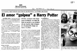 El amor "golpea" a Harry Potter. El amor "golpea" a Harry Potter.