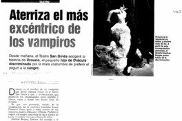 Aterriza el más excéntrico de los vampiros Aterriza el más excéntrico de los vampiros