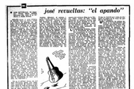 José Revueltas: "el apando" José Revueltas: "el apando"