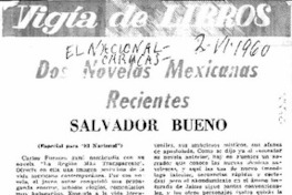 Dos novelas mexicanas recientes