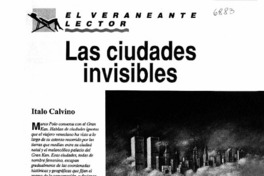 Las ciudades invisibles. Las ciudades invisibles.