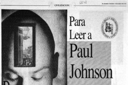 Para leer a Paul Johnson. Para leer a Paul Johnson.