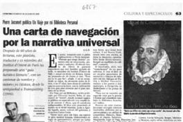 Una carta de navegación por la narrativa universal Una carta de navegación por la narrativa universal