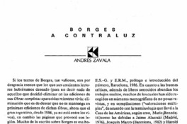 Borges a contraluz Borges a contraluz