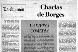 Charlas de Borges Charlas de Borges