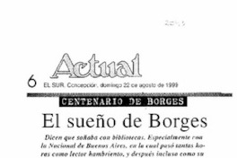 El sueño de Borges El sueño de Borges