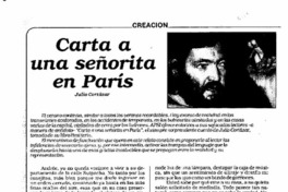 Carta a una señorita en París.
