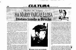 Dictanciado a Brecht Dictanciado a Brecht
