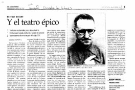 Y El teatro épico Y El teatro épico