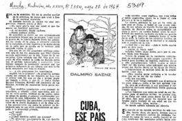 Cuba, ese país Cuba, ese país