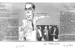 Otro premio para Vargas Llosa. Otro premio para Vargas Llosa.