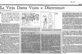 La vieja dama visita a Dürrenmatt La vieja dama visita a Dürrenmatt