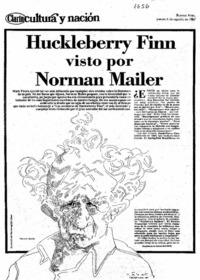 Huckleberry Finn visto por Norman Mailer.