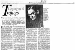 Detengan el tráfico