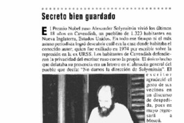Secreto bien guardado Secreto bien guardado