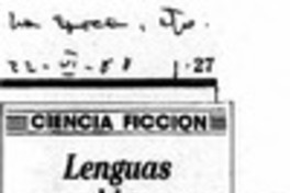 Lenguas ambiguas Lenguas ambiguas