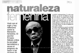 Naturaleza femenina Naturaleza femenina