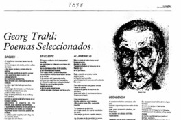 George Trakl :Poemas seleccionados