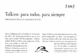 Tolkien : para todos, para siempre