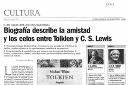 Biografía describe la amistad y los celos entre Tolkien y C. S. Lewis Biografía describe la amistad y los celos entre Tolkien y C. S. Lewis