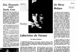 Laberintos de verano Laberintos de verano