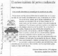 El Curioso incidente del perro a medianoche