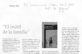 "El inútil de la familia"