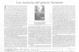 Las memorias del General Navarrete