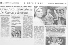 Gran Circo Teatro estrena De sirenasy rameras