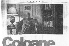 "Los pasos del hombre" se titula el nuevo libro de Coloane