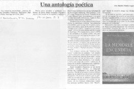 Una Antología poética Una Antología poética