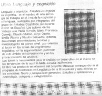 Libre Lenguaje y Congnición