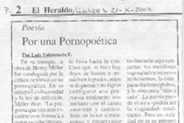 Por una pornopoética Por una pornopoética