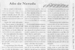 Año de Neruda Año de Neruda