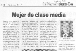 Mujer de clase media Mujer de clase media