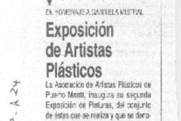 Exposición de artistas plásticos Exposición de artistas plásticos