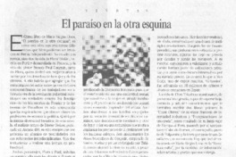 El paraíso en la otra esquina El paraíso en la otra esquina